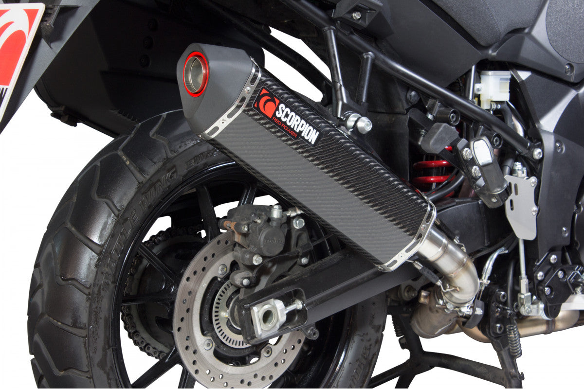 Scorpion RSI115CEO Suzuki DL1000 V-Strom Serket Parallel Slip-On - Carbon Fibre Sleeve | ML Performance UK UK