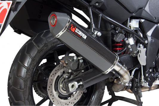 Scorpion RSI115CEO Suzuki DL1000 V-Strom Serket Parallel Slip-On - Carbon Fibre Sleeve | ML Performance UK UK