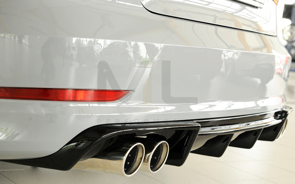 Rieger 00088158 Audi 8V A3 Rear Diffuser 3 | ML Performance UK Car Parts