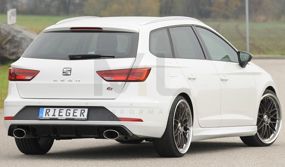 Rieger 00088178 SEAT 5F Leon FR Rear Diffuser 3 | ML Performance UK Car Parts
