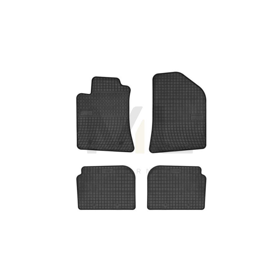 FROGUM Tailored 0800 Floor mat set for TOYOTA AVENSIS Elastomer, Front and Rear, Quantity: 4, Black | ML Performance Car Parts