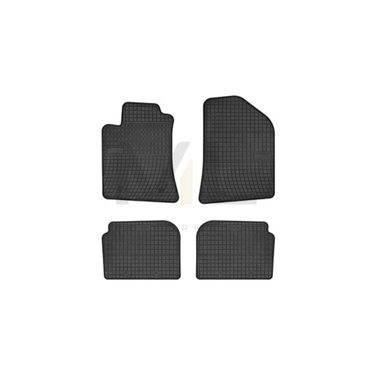 FROGUM Tailored 0800 Floor mat set for TOYOTA AVENSIS Elastomer, Front and Rear, Quantity: 4, Black | ML Performance Car Parts