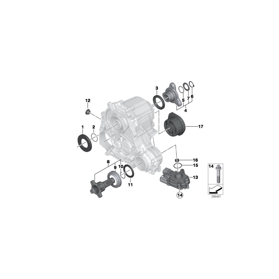 Genuine BMW 27107625117 F12 F22 F23 Snap Ring (Inc. 435dX, 535iX & 750dX) | ML Performance UK