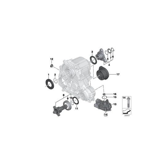 Genuine BMW 27107625117 F12 F22 F23 Snap Ring (Inc. 435dX, 535iX & 750dX) | ML Performance UK