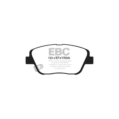 EBC PDKF1015 Kia Optima (TF) Ultimax Front Brake Pad & Plain Disc Kit 2 | ML Performance UK Car Parts