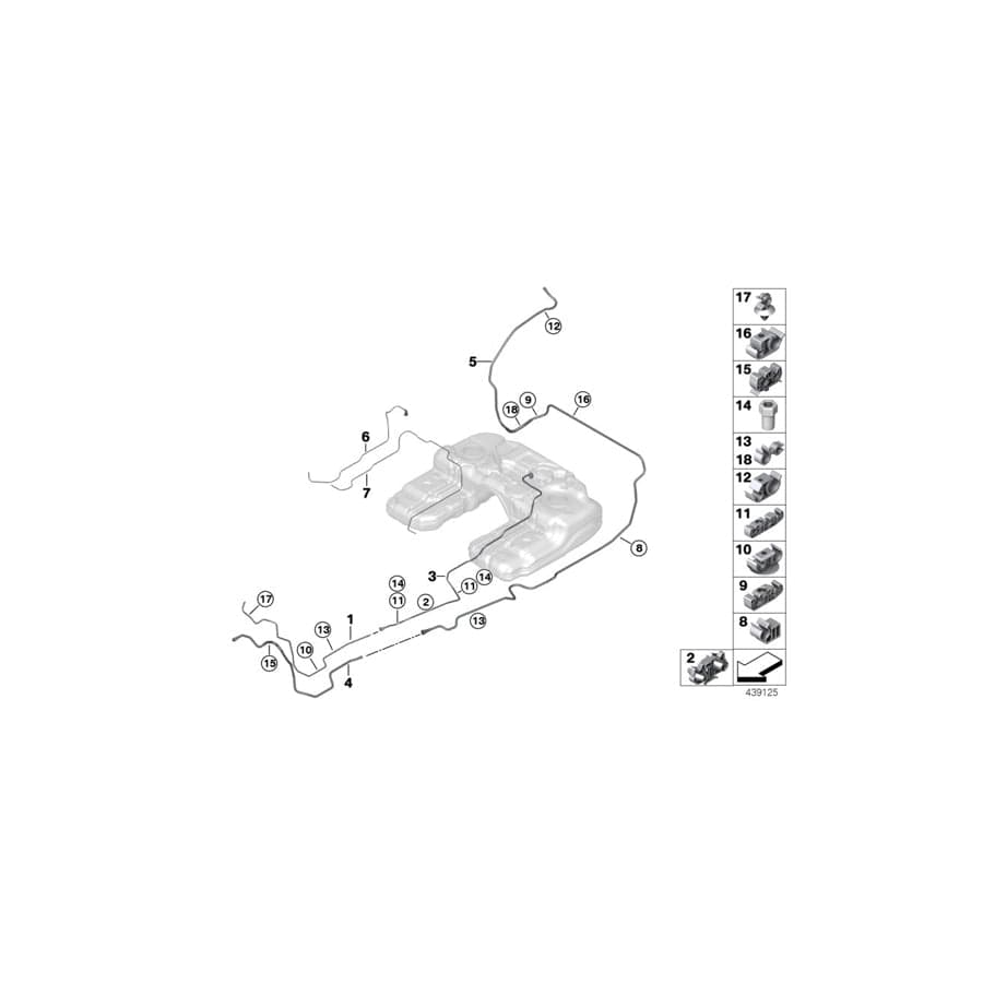 Genuine BMW 16127201616 F15 E72 Scavenge Air Line (Inc. X5 40eX & Hybrid X6) | ML Performance UK Car Parts
