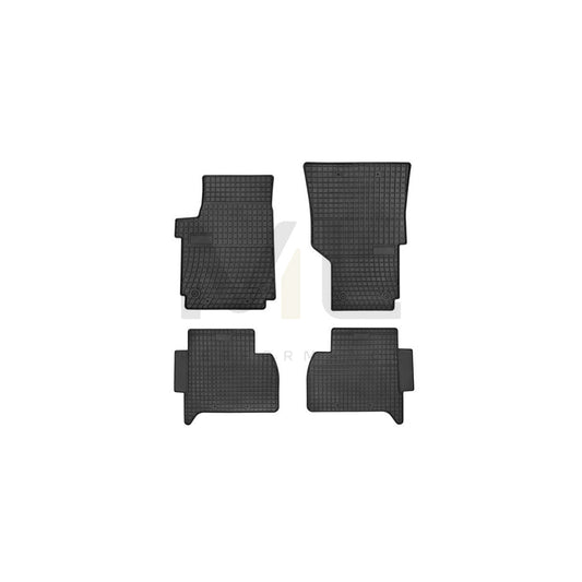 FROGUM Tailored 0401 Floor mat set for VW Amarok Pickup (2HA, 2HB, S1B, S6B, S7A, S7B) Elastomer, Front and Rear, Quantity: 4, Black | ML Performance Car Parts