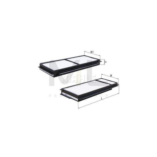 MAHLE ORIGINAL LA 346/S Pollen filter Particulate Filter | ML Performance Car Parts