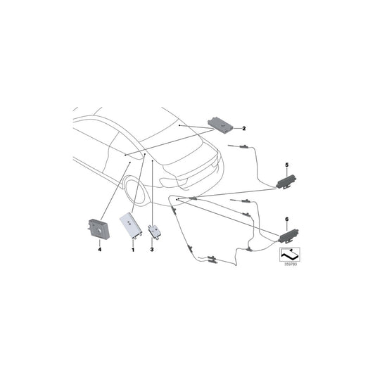 Genuine BMW 65209273668 F83 F33 Antenna Amplifier RECHTS (Inc. 435dX, 440i & 430iX) | ML Performance UK
