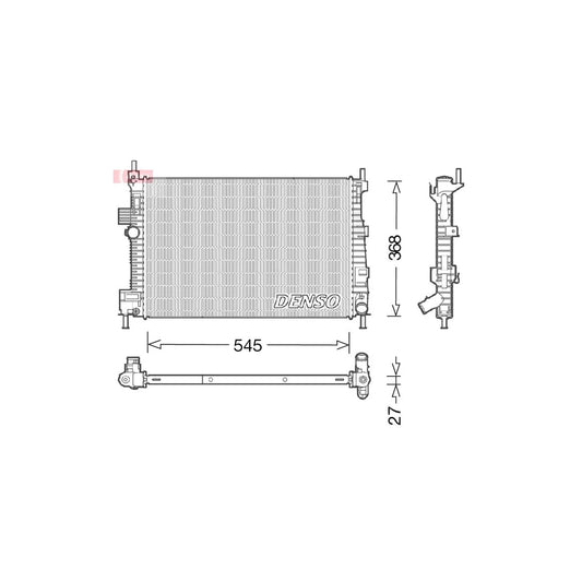 Denso DRM10009 Drm10009 Engine Radiator For Ford C-Max | ML Performance UK