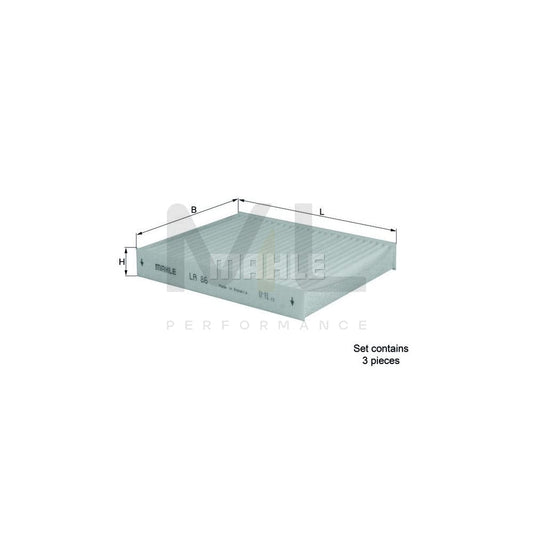 MAHLE ORIGINAL LA 86/S Pollen filter for FORD SCORPIO Particulate Filter | ML Performance Car Parts
