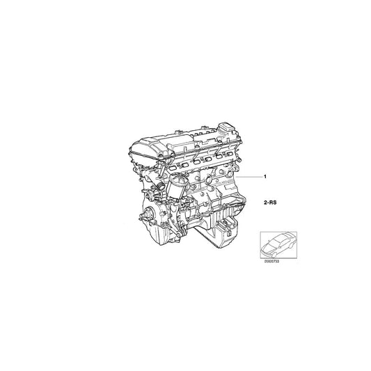 Genuine BMW 11009059271 E36 E34 Set Mounting Parts Short Engine (Inc. 320i & 520i) | ML Performance UK Car Parts