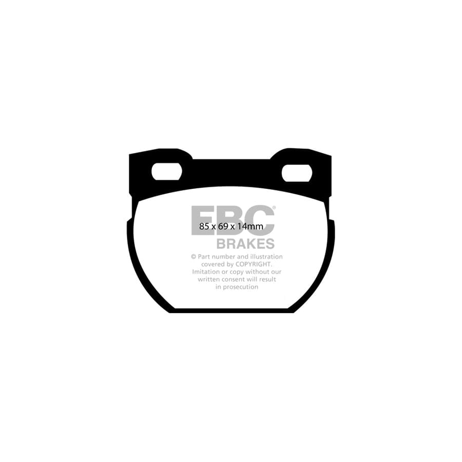 EBC PDKR494 Land Rover Defender 110/130 Ultimax Rear Brake Pad & Plain Disc Kit - Lockheed Caliper 2 | ML Performance UK Car Parts