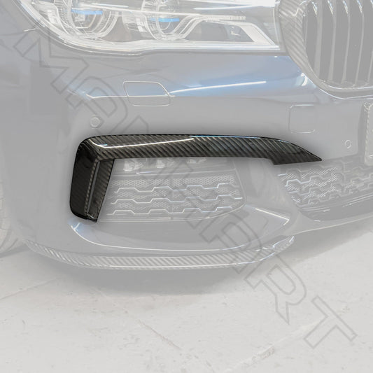MANHART MH2G1121206 CARBON TWO-PIECE FRONT BUMPER INSERTS FOR BMW G1X 7-SERIES