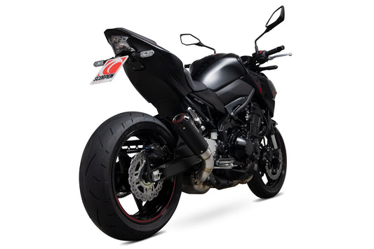 Scorpion PKA136BCER Kawasaki Z900 Red Power Slip-On - Black Ceramic Coated Sleeve | ML Performance UK UK