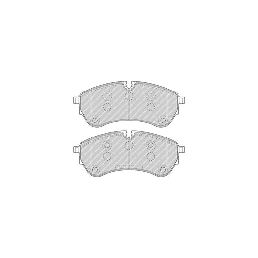 Ferodo Fvr5067 Brake Pad Set Prepared For Wear Indicator With Accessories
