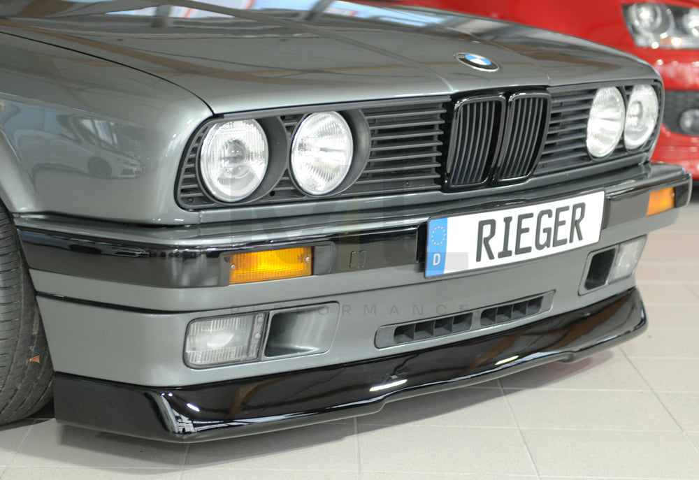 Rieger 00088270 BMW 3 Series E30 Front Splitter 2 | ML Performance UK Car Parts