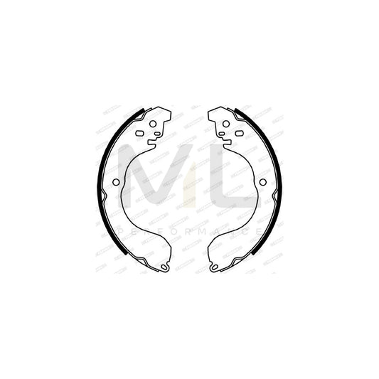 FERODO PREMIER FSB4053 Brake Shoe Set | ML Performance Car Parts
