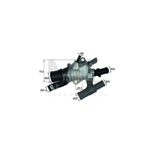 MAHLE ORIGINAL TM 6 109 Engine thermostat Opening Temperature: 109��C, with seal | ML Performance Car Parts