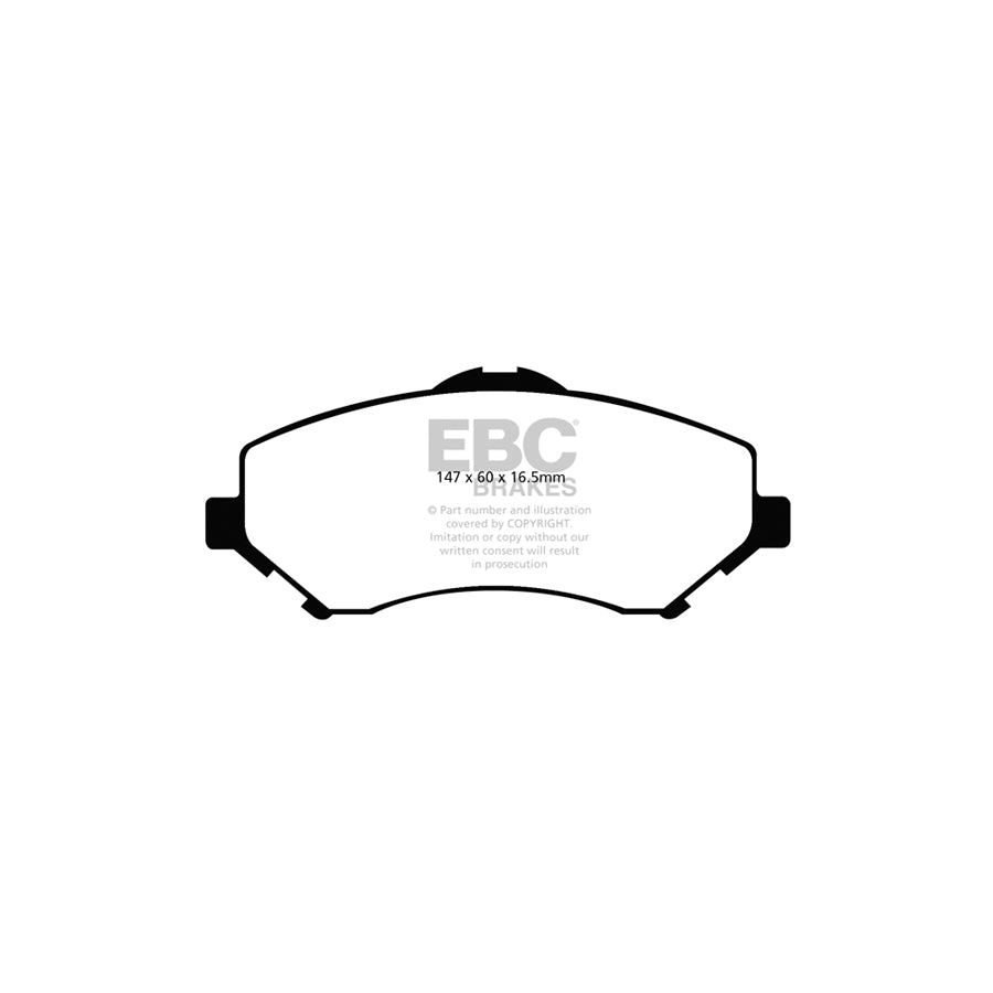 EBC DP41798R Chrysler Fiat Jeep Lancia Yellowstuff Front Brake Pads 2 | ML Performance UK Car Parts