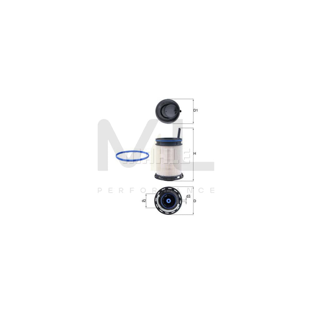 MAHLE ORIGINAL KX 494D Fuel filter Filter Insert | ML Performance Car Parts