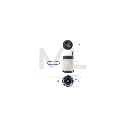 MAHLE ORIGINAL KX 494D Fuel filter Filter Insert | ML Performance Car Parts