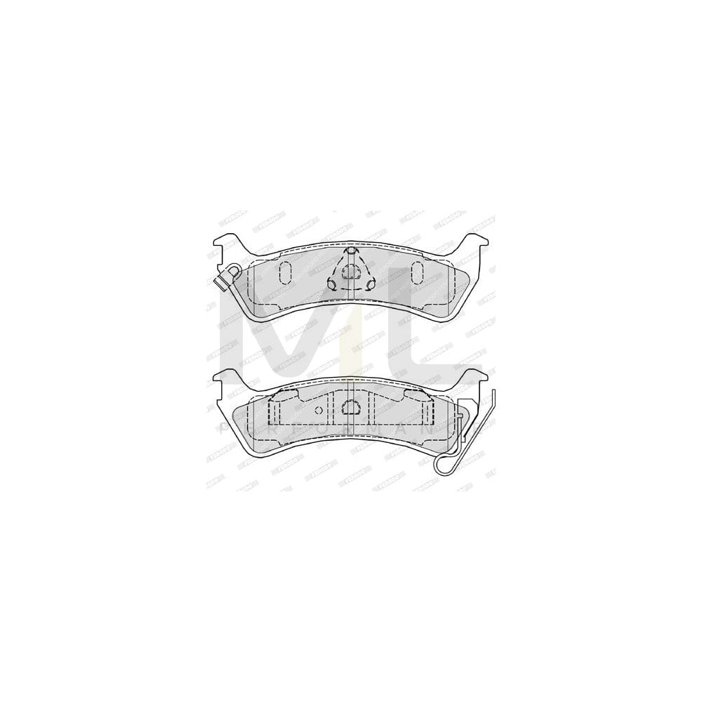 Ferodo Premier Eco Friction Fvr414 Brake Pad Set Incl. Wear Warning Contact, Without Accessories | ML Performance Car Parts