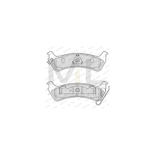 Ferodo Premier Eco Friction Fvr414 Brake Pad Set Incl. Wear Warning Contact, Without Accessories | ML Performance Car Parts