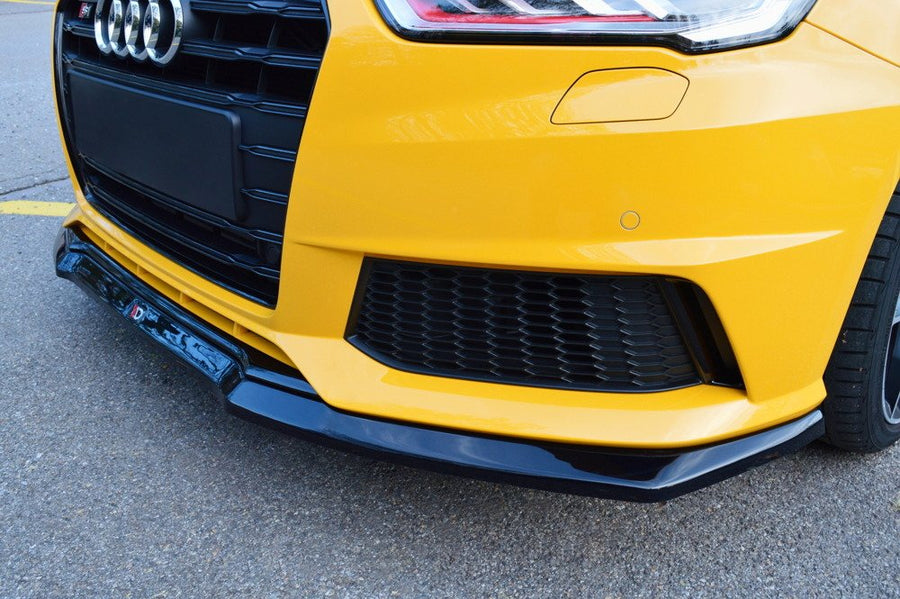 Maxton Design AU-S1-1-FD1T Front Splitter Audi S1 8X | ML Performance UK Car Parts