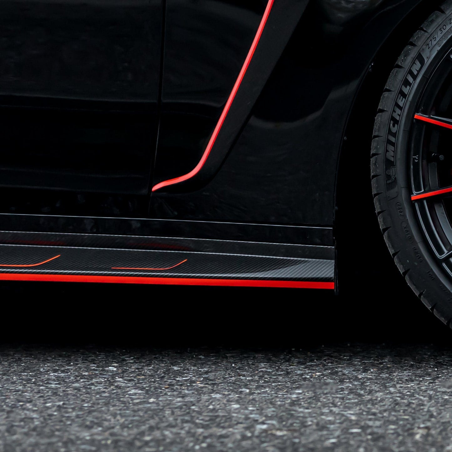 MANHART MH2G8011224 CARBON SIDE SKIRTS FOR BMW G8X M3 / M4 (COMPETITION / CSL)