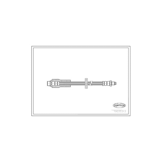 Corteco 19035313 Brake Hose For Audi A6 | ML Performance UK