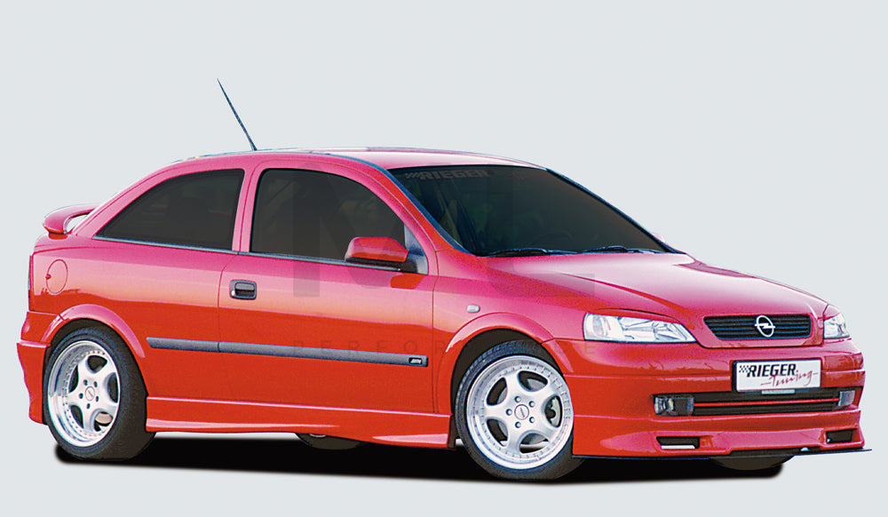 Rieger 00051101 Opel Astra G Front Splitter 3 | ML Performance UK Car Parts