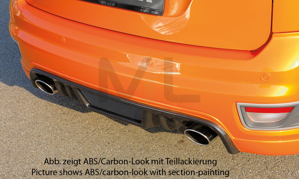 Rieger 00034148 Ford Focus 2 ST Rear Diffuser 3 | ML Performance UK Car Parts