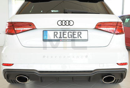 Rieger 00056823 Audi 8V Rear Diffuser (A3 & S3) 8 | ML Performance UK Car Parts