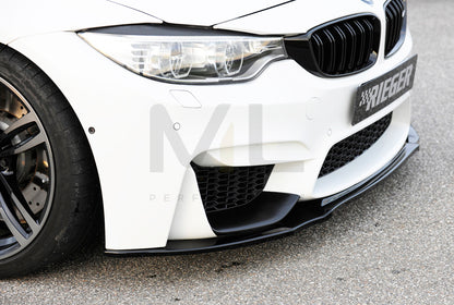 Rieger 00088125 BMW 4 Series F80 F82 F83 Front Splitter (M3 & M4) 3 | ML Performance UK Car Parts