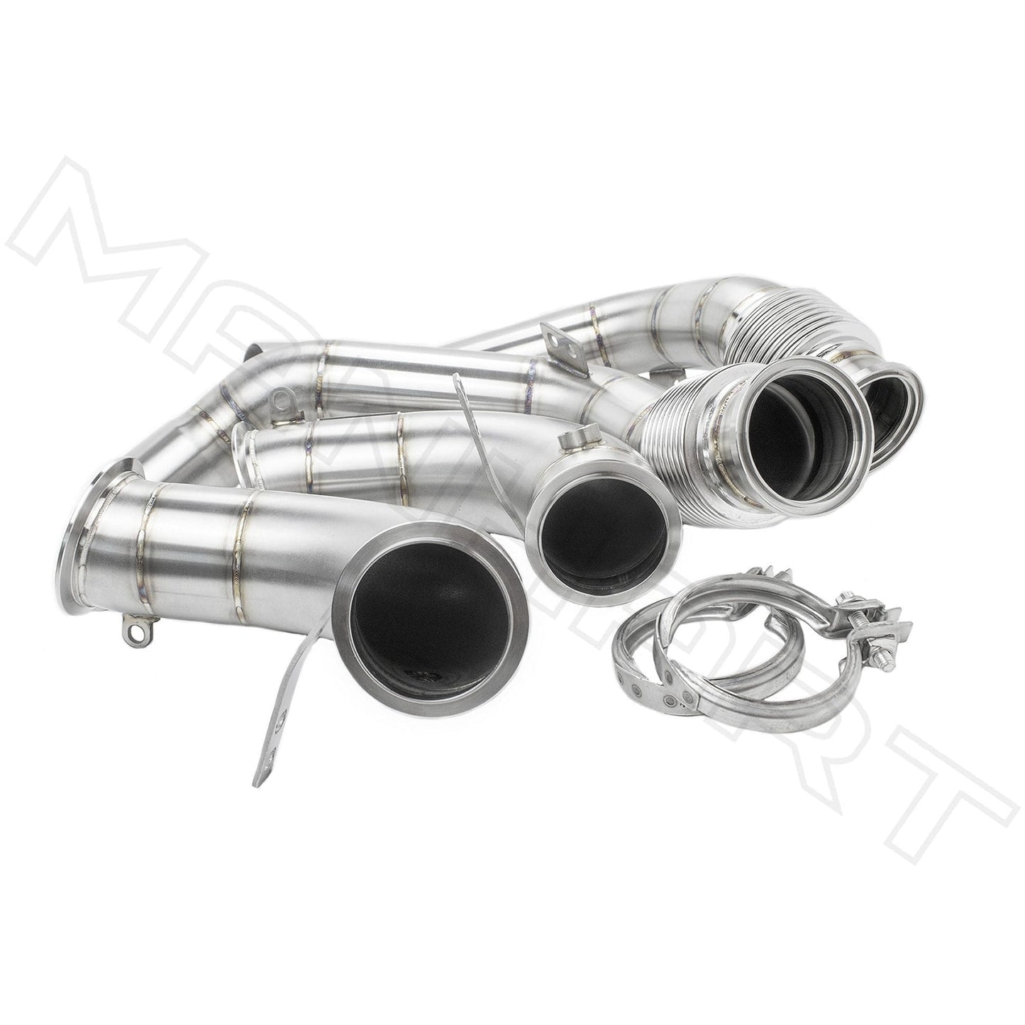 MANHART MH5F9511203 DOWNPIPES RACE FOR BMW F95 / F96 X5M / X6M (COMPETITION) CAT-REPLACEMENT (PART 2 OF 2)