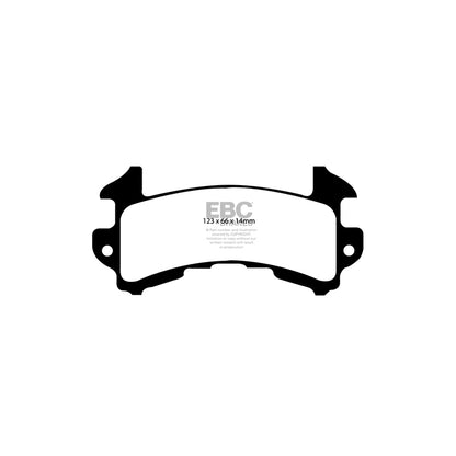 EBC DP41146R Chevrolet Pontiac Yellowstuff Front/Rear Brake Pads 2 | ML Performance UK Car Parts