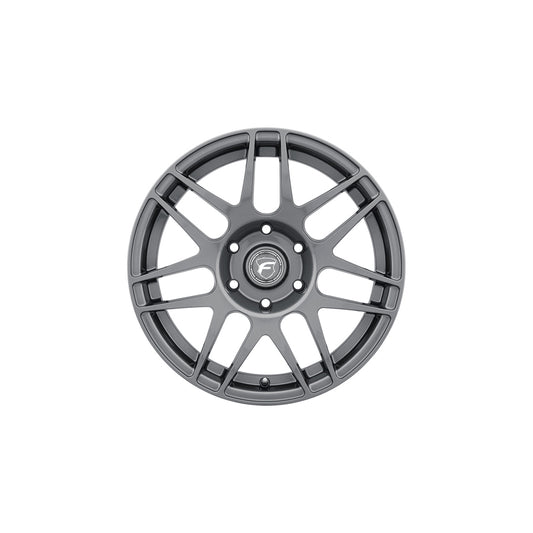 Forgestar F17377084P00 17x7 F14 Drag Semi Concave 6x139.7 ET0 BS4 Gloss Anthracite Drag Racing Wheel