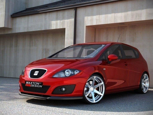 Maxton Design SE-LE-2F-FD1T Front Splitter Seat Leon Fits | ML Performance UK Car Parts