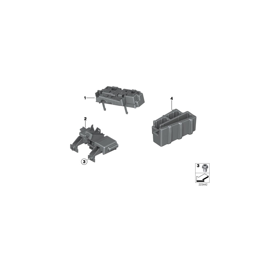 Genuine BMW 65779217233 F25 F26 Bracket For Acsm (Inc. X4 20iX, X3 28dX & X3 20i) | ML Performance UK