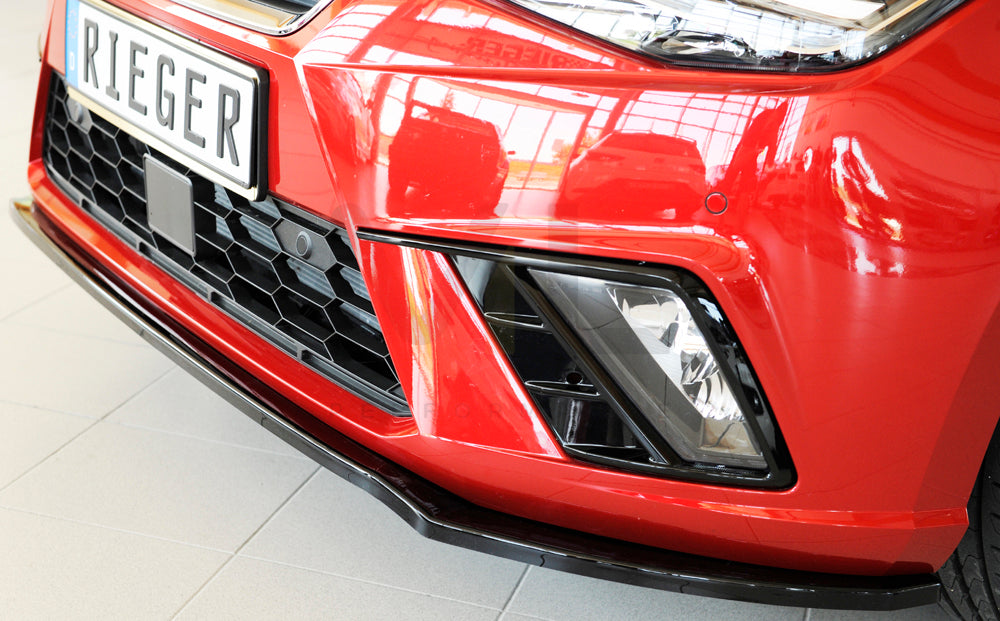 Rieger 00088165 SEAT KJ Front Splitter (Ibiza FR & Ibiza) 7 | ML Performance UK Car Parts