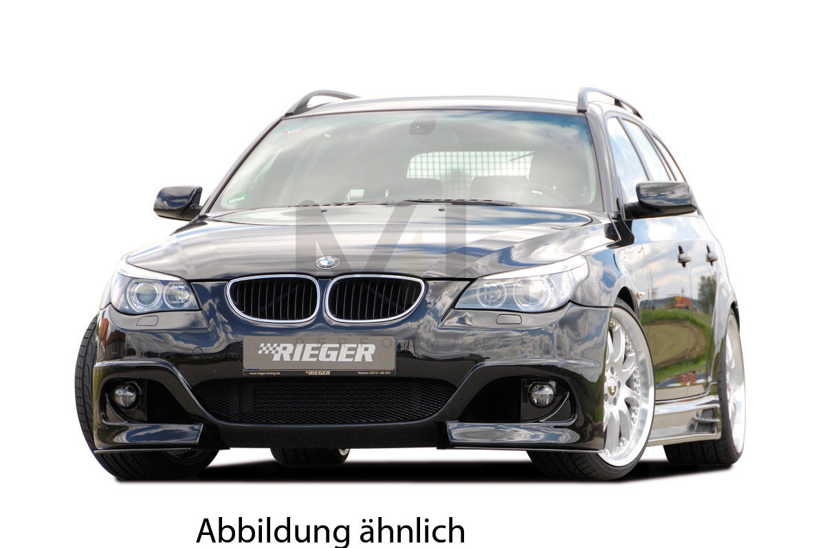 Rieger 00053612 BMW 5 Series E60 E61 Front Bumper 4 | ML Performance UK Car Parts