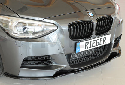 Rieger 00088081 BMW 1 Series F20 F21 Front Splitter 2 | ML Performance UK Car Parts