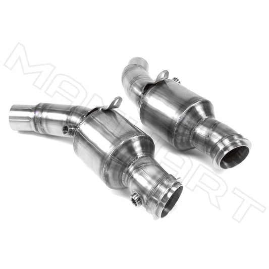 MANHART MH5ARQV3103 DOWNPIPES SPORT WITH 200 CELLS CATALYTIC CONVERTERS FOR ALFA ROMEO GIULIA QUADRIFOGLIO