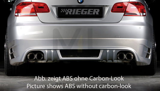 Rieger 00099569 BMW 3 Series E92 E93 Rear Diffuser 1 | ML Performance UK Car Parts