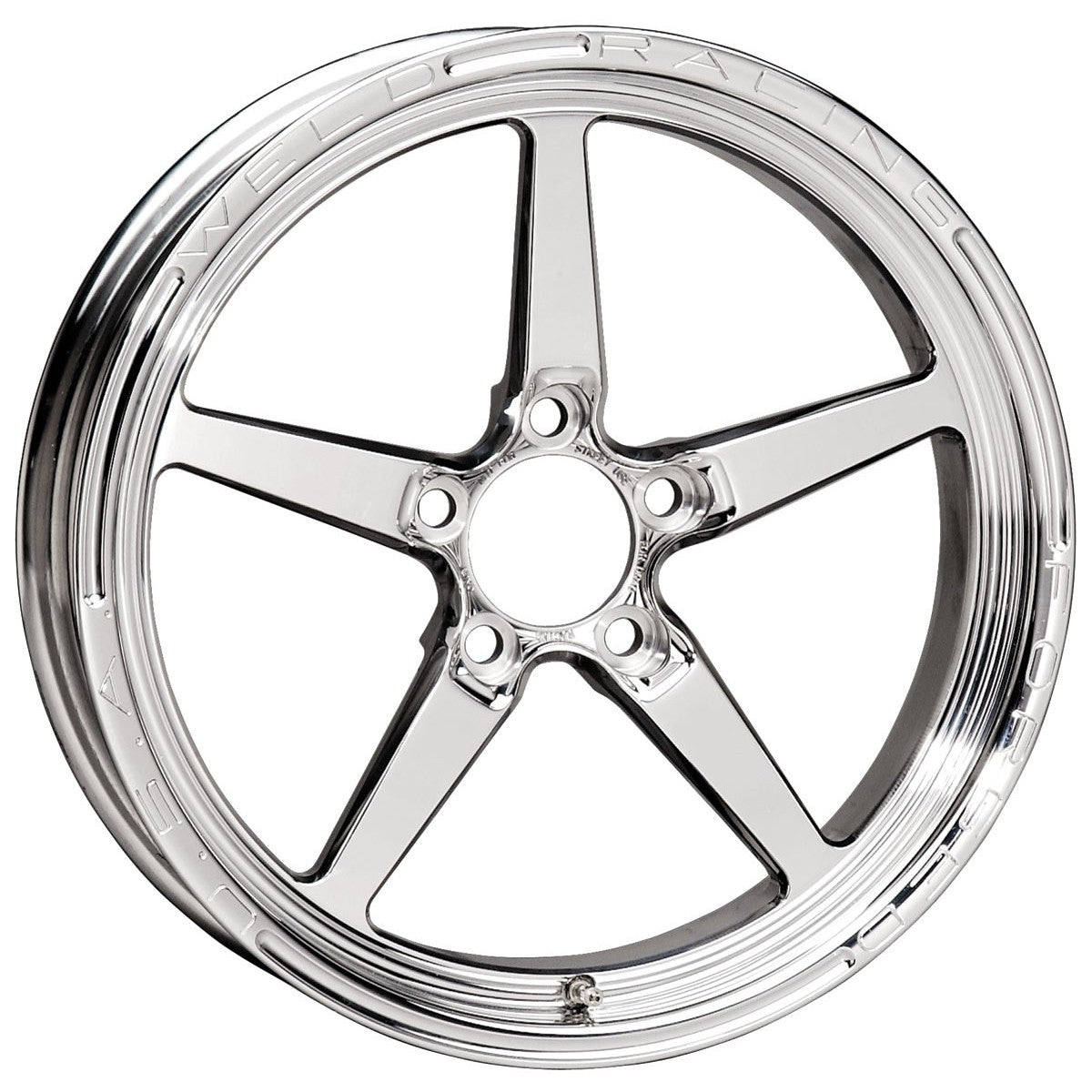 Weld 88-1704204 Alumastar Frontrunner Wheel 17x4.5 5x4.5 ET-13 BS2.25 Polished