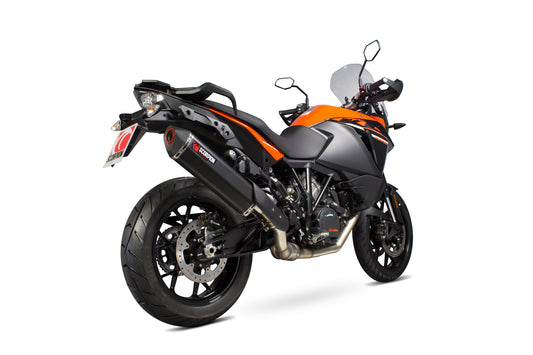 Scorpion RKT85BCER KTM 1090 Adventure Serket Parallel Slip-On - Black Ceramic Coated Sleeve | ML Performance UK UK