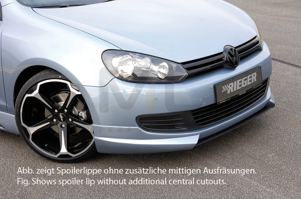 Rieger 00059503 VW Mk6 Golf Front Splitter 2 | ML Performance UK Car Parts