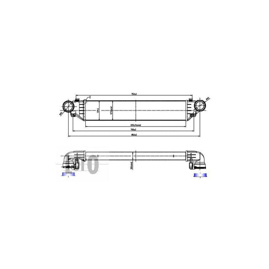 Abakus 0540180002 Intercooler Suitable For Mercedes-Benz C-Class Saloon (W203) | ML Performance UK