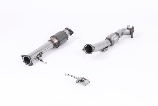 MillTek SSXFD164 Ford Focus Large Bore Downpipe and Hi-Flow Sports Cat